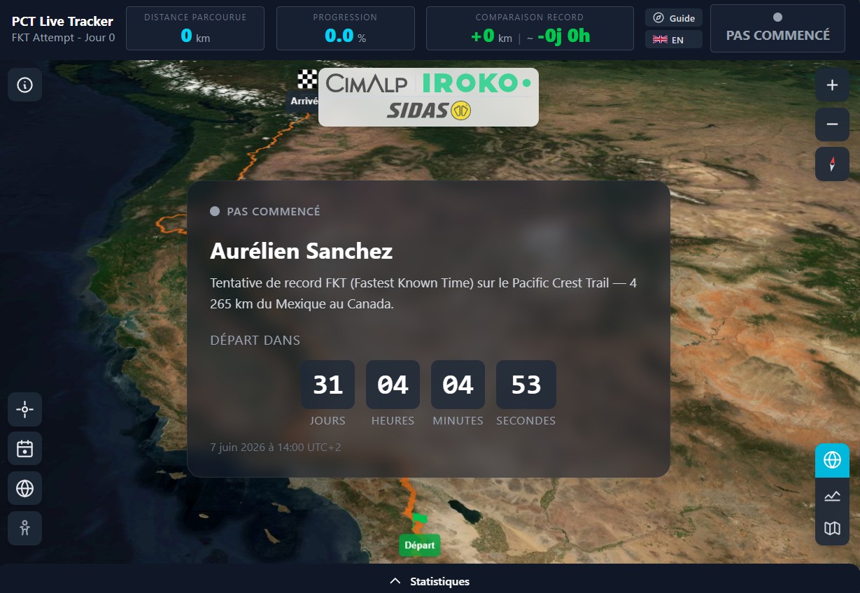 Plateforme de Live Tracking — Course à pied